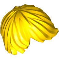 Lego Hair Tousled with Side Part / Yellow