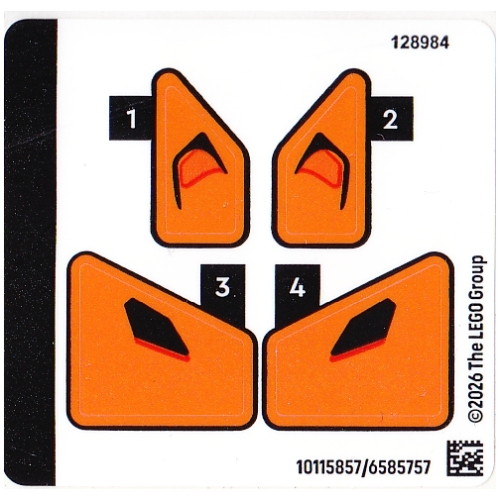 Lego Sticker Sheet for Set 77257-1