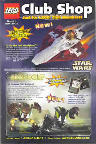 Lego 2002 Lego Club Shop March / April