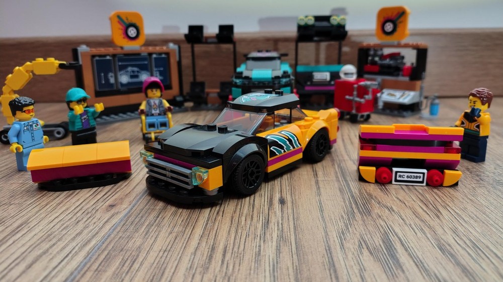 Lego The new orange car