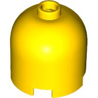 Lego Brick Round 2 x 2 x 1 2/3 Dome Top, Blocked Open Stud / Yellow