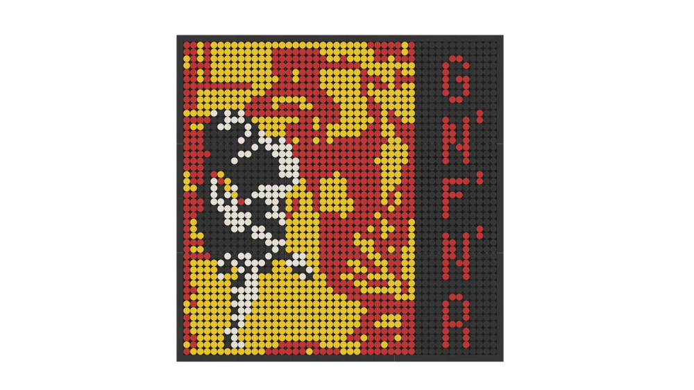 Lego Guns N' Roses - Use Your Illusion I cover art