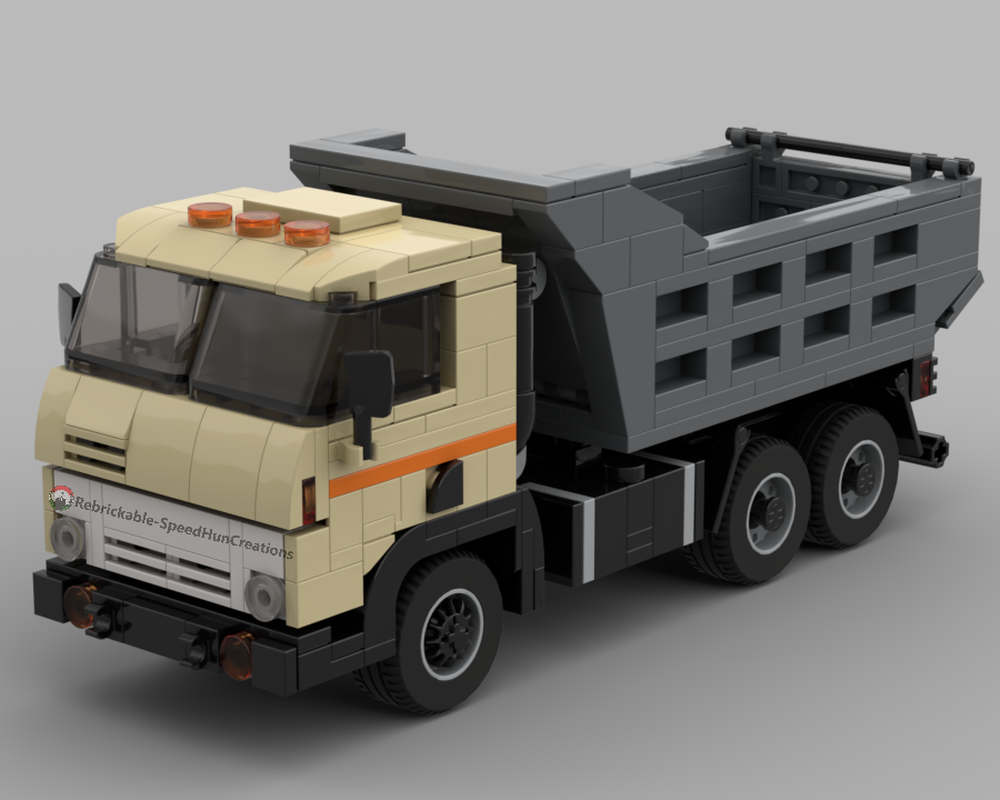 Lego Kamaz 55111 Dump Truck (Tan-Grey)
