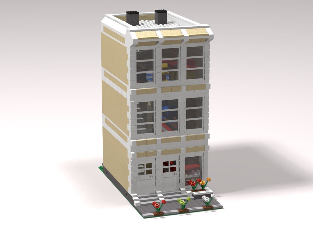 Lego Modular House with Candy shop