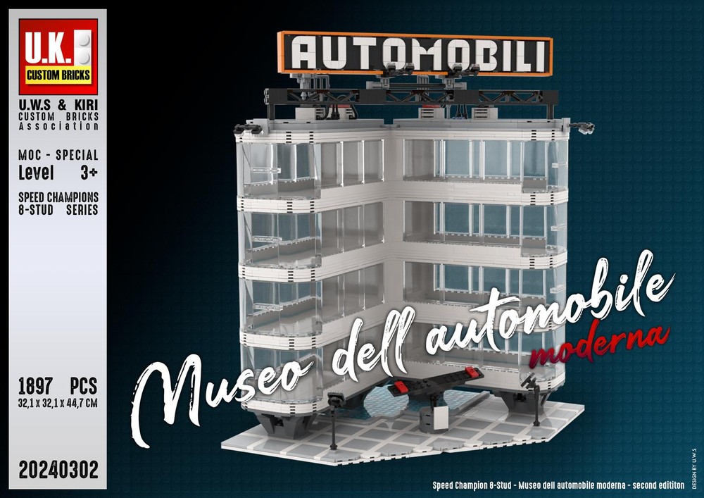 Lego Speed Champion Museo dell' automobile moderno