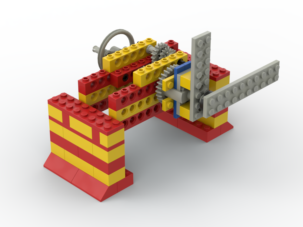 Lego Hand driven clock v1.0