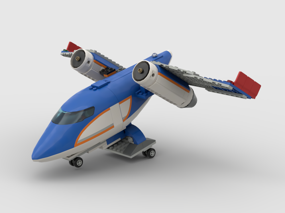 Lego Futuristic STOL Jet ALT 60104-1