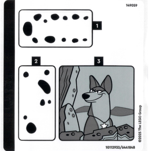 Lego Sticker Sheet for Set 43271-1 / [No Color/Any Color]