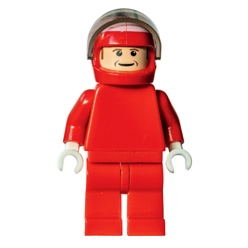 Lego Race Driver - R. Barrichello RF. Massa - Printed Helmet