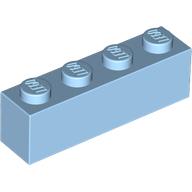 Lego Brick 1 x 4 / Pastel Blue