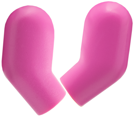 Lego Arm, (Matching Left and Right) Pair / Dark Pink