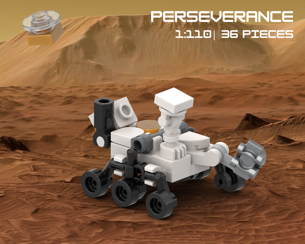 Lego Perseverance Rover | 1:110