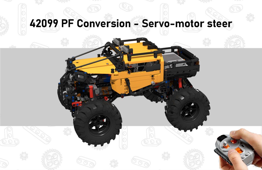 Lego 42099 PF Conversion (Servo-motor steer)