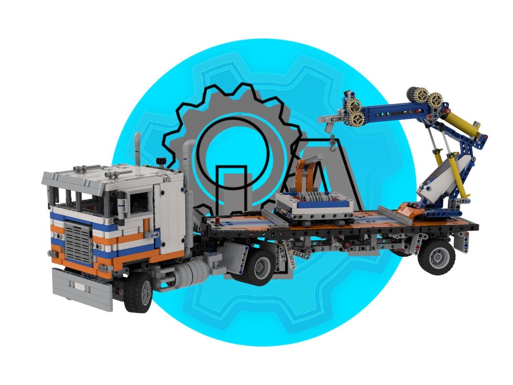Lego 42128 Freightliner FLB - B model