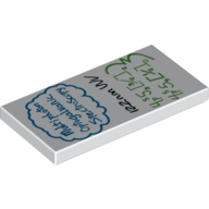 Lego Tile 2 x 4 with Physics Equations Print