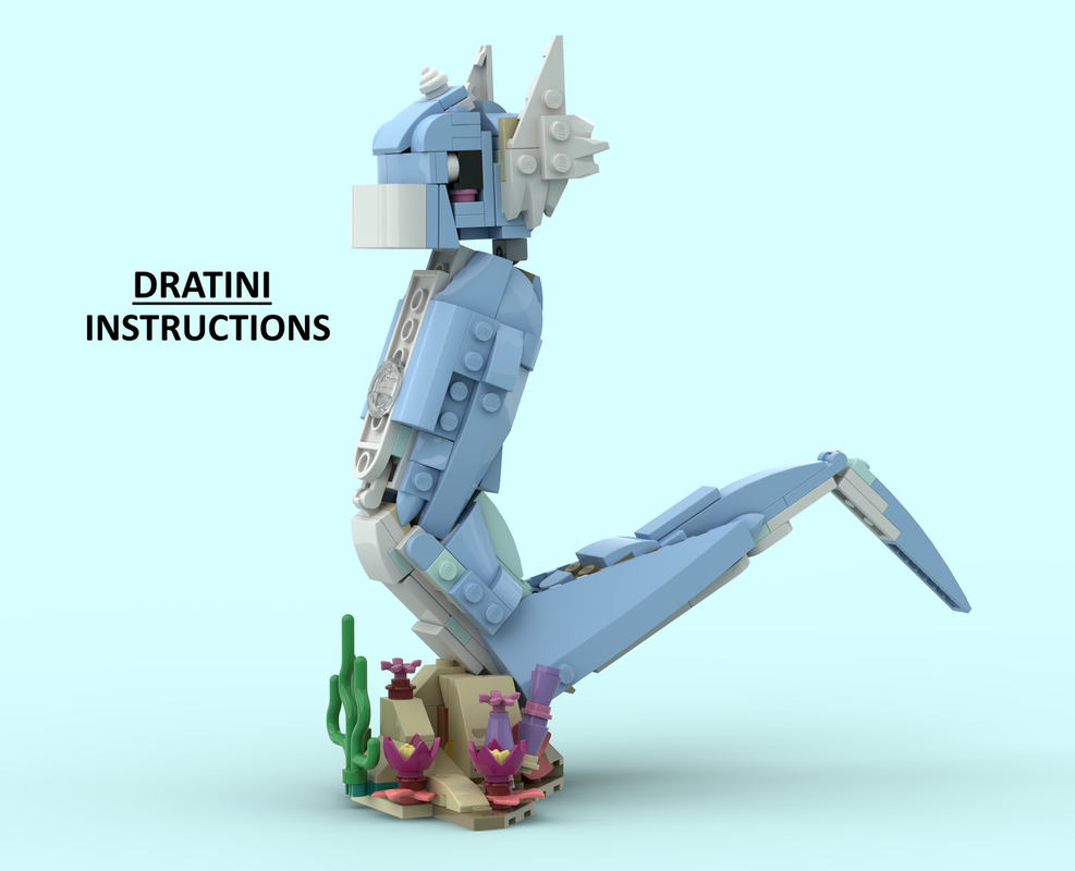 Lego Dratini - Alternate Build Instructions