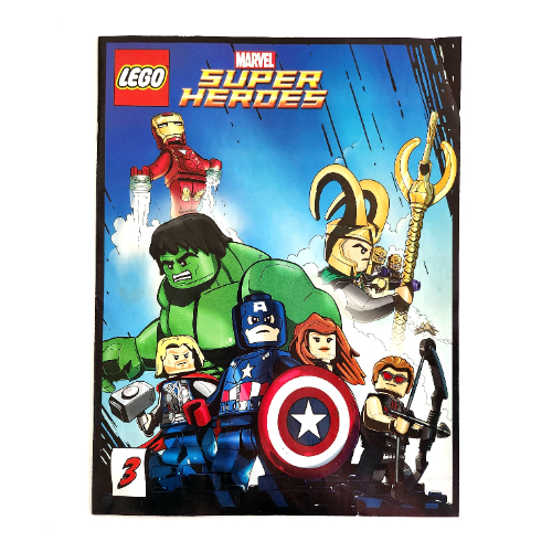 Lego Comic Book, Super Heroes, Marvel, Issue 3 (6013287 / 6013288) / [No Color/Any Color]