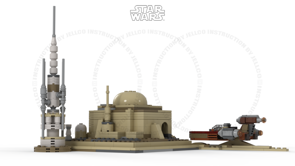 Lego Micro Land speeder & Obi wan' s house : Episode 4
