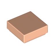 Lego Tile 1 x 1 with Groove / Light Nougat