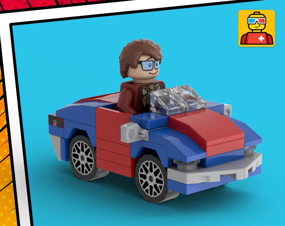 Lego Tiny Austin Powers' Car - "Shaguar" 1961
