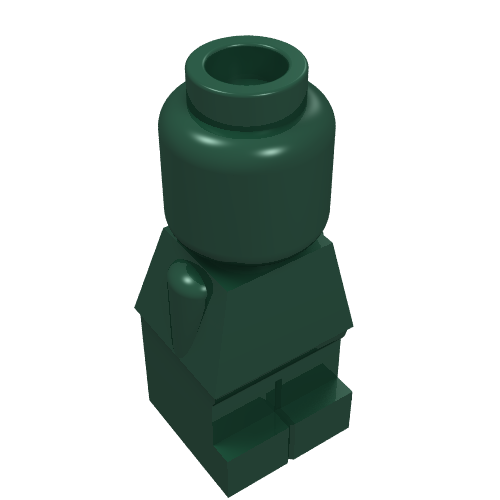 Lego Microfig [PLAIN] / Dark Green