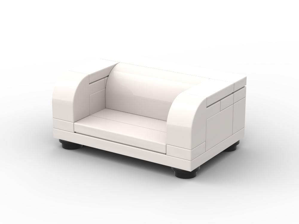 Lego Couch - Minifig Scaled | #1
