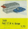 Lego 1:87 Ford Taunus 17M with Garage