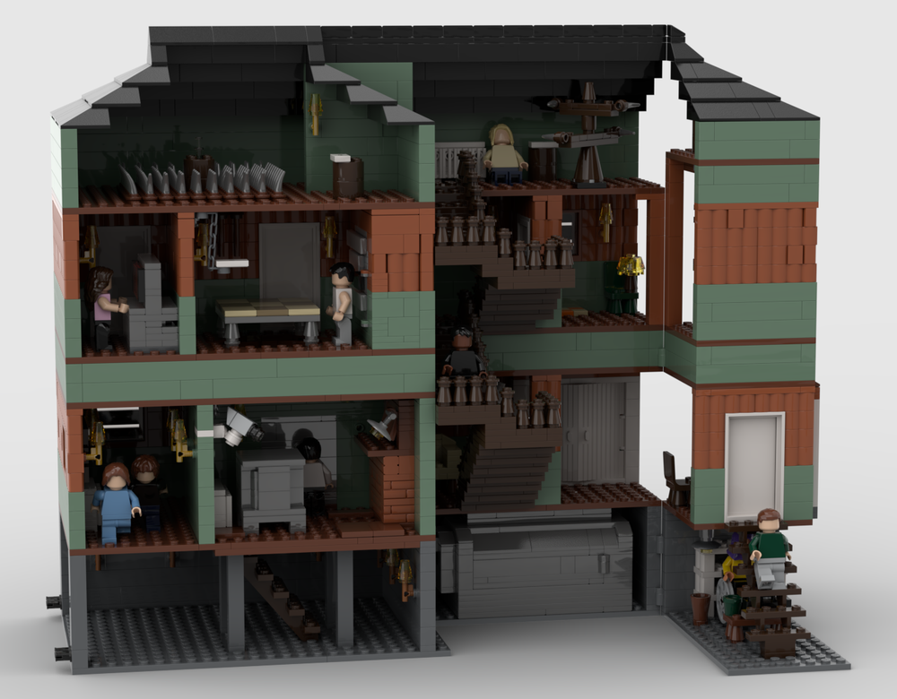 Lego The Nerve Gas House - SAW