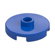 Lego Plate Special Round 2 x 2 with Center Stud (Jumper Plate) / Blue