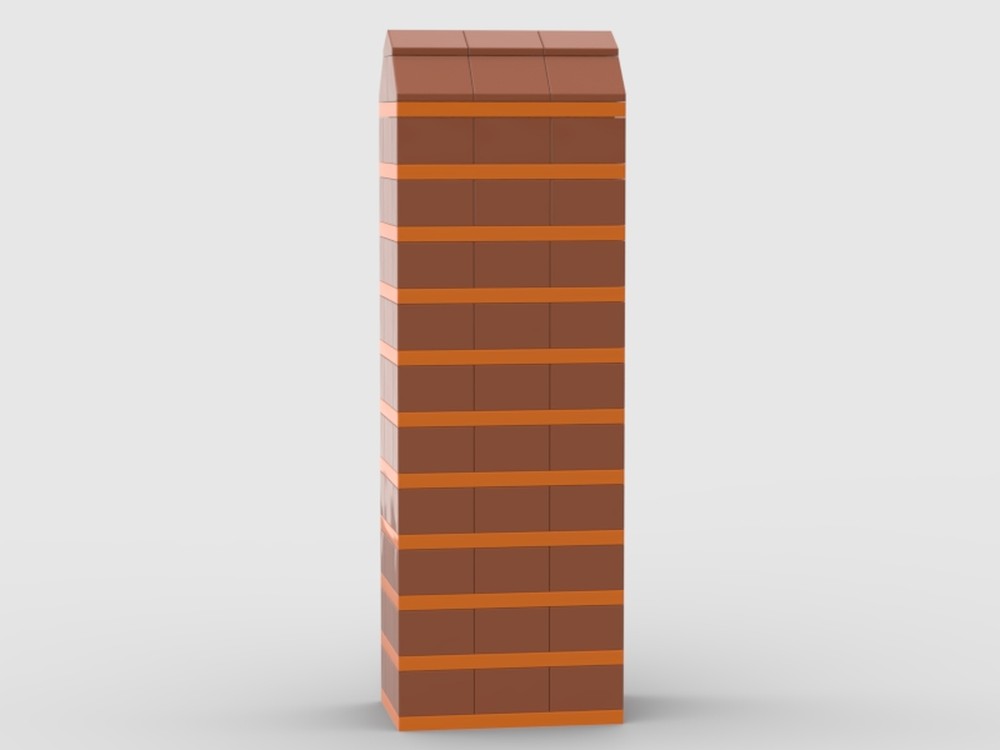 Lego Rainbow Houses-Orange