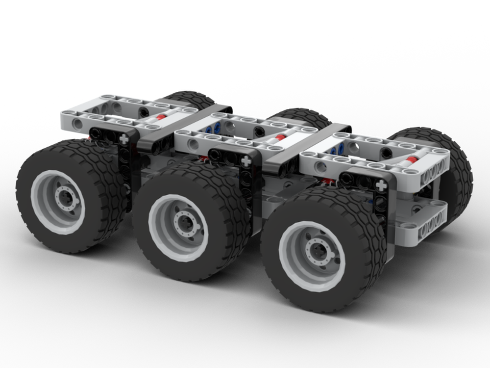 Lego suspension trailer axle(s)