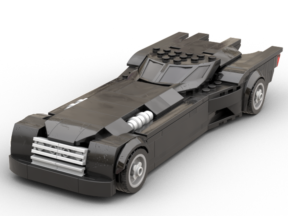 Lego The Animated Series Batmobile (V2) - Minifig Scale