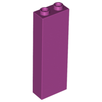 Lego Brick 1 x 2 x 5 / Magenta