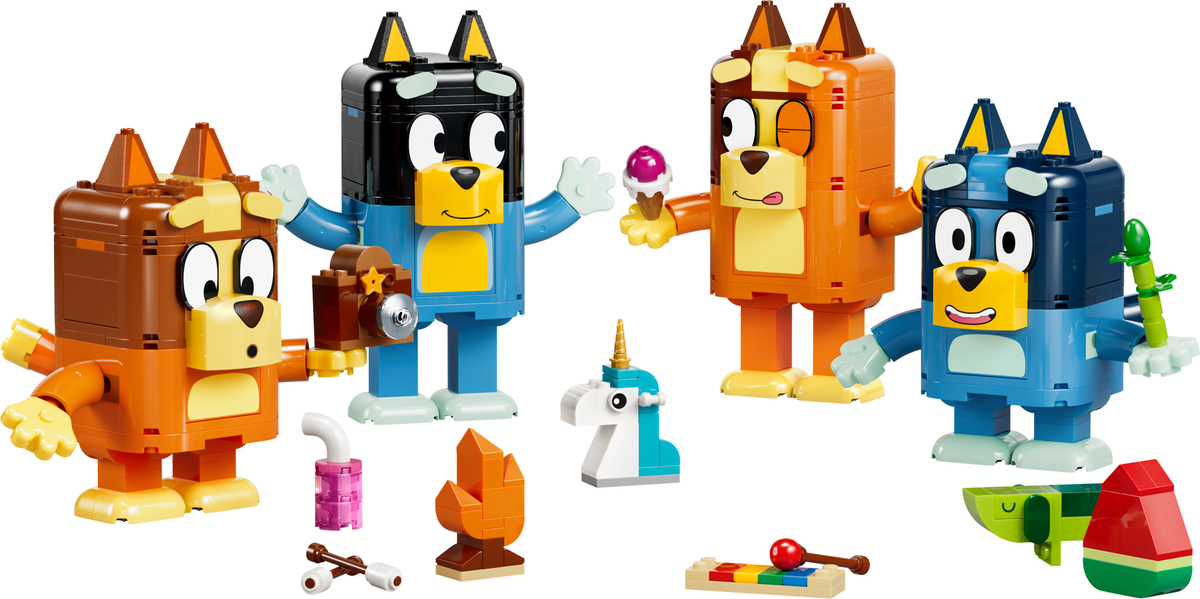 Lego Brick-Built Bluey Family