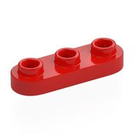 Lego Plate Special 1 x 3 Rounded with 3 Open Studs / Red