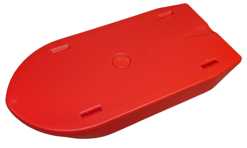 Lego Duplo Boat Hull Unitary 8 x 16 Floating, Base / Red