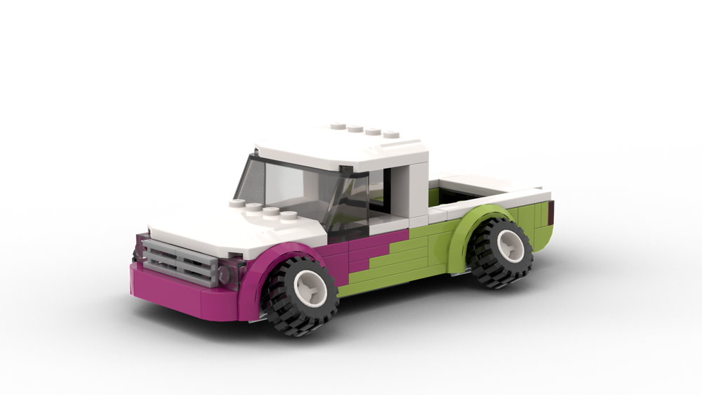 Lego Lowrider Stanced Mini Truck
