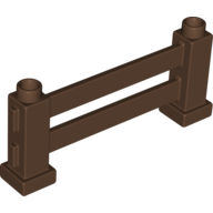 Lego Duplo Fence 1 x 6 x 2 / Brown