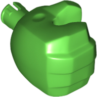 Lego Hand Hulk - Right / Bright Green