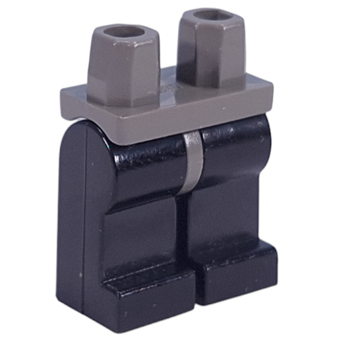 Lego Hips and Black Legs / Dark Gray