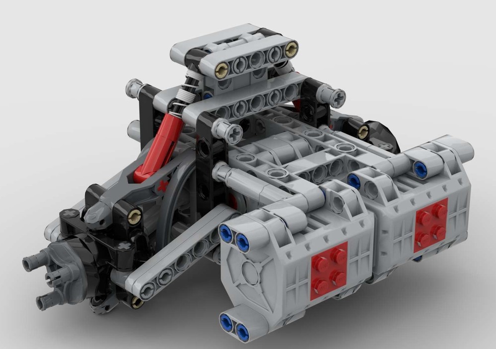 Lego Rear Axle With Suspension And Drive