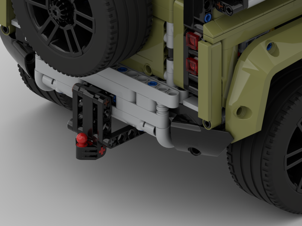 Lego Adjustable Tow Hitch for Defender 42110