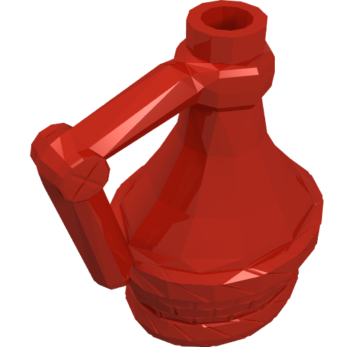 Lego Equipment Flask with Handle / Red