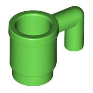 Lego Equipment Cup / Mug [Plain] / Bright Green