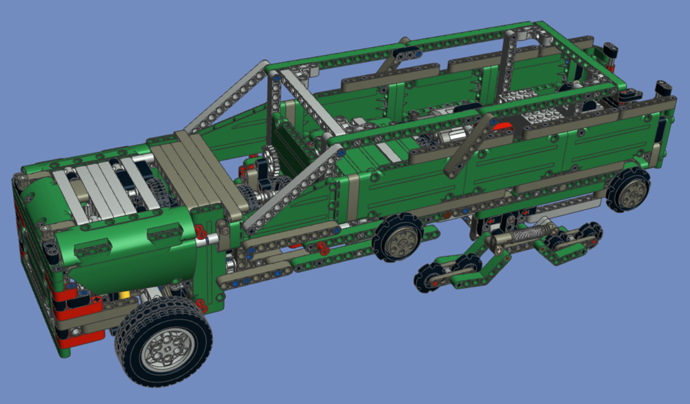 Lego RC-Capable Half Track