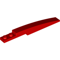 Lego Brick Curved 10 x 1 [Symmetric Inside Ridges] / Red