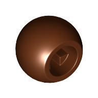 Lego Technic Ball Joint / Reddish Brown