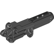Lego Large Figure Weapon Gun, Body / Black