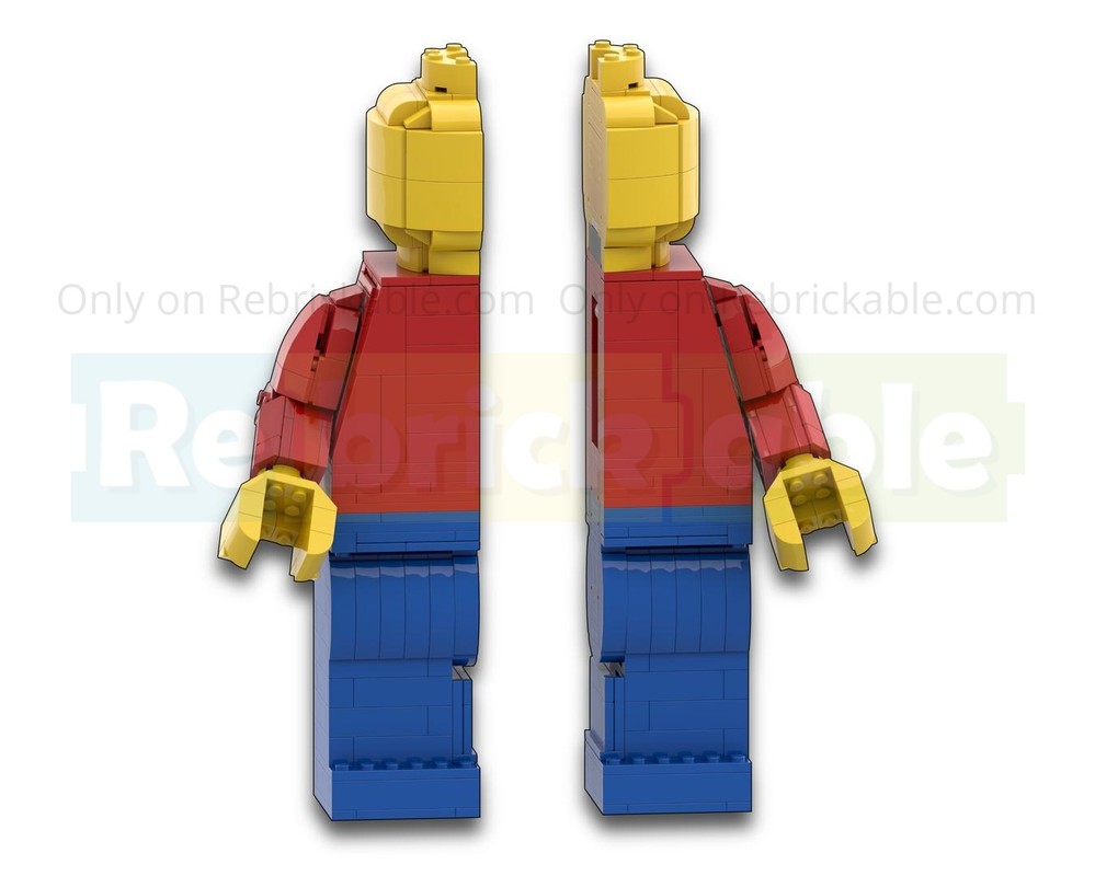 Lego Up-Scaled LEGO Minifigure Bookends