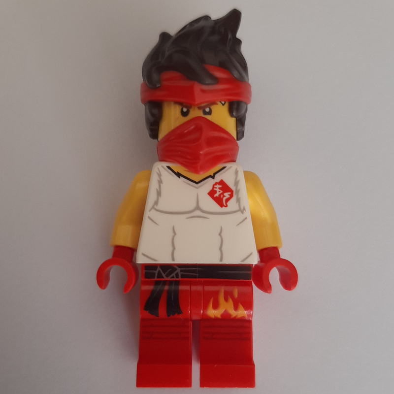 Lego Kai - White Torso, Red Legs